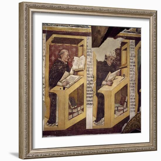 Forty Illustrious Members of the Dominican Order, 1352-Tommaso Da Modena Tommaso Da Modena-Framed Giclee Print