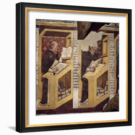 Forty Illustrious Members of the Dominican Order, 1352-Tommaso Da Modena Tommaso Da Modena-Framed Giclee Print