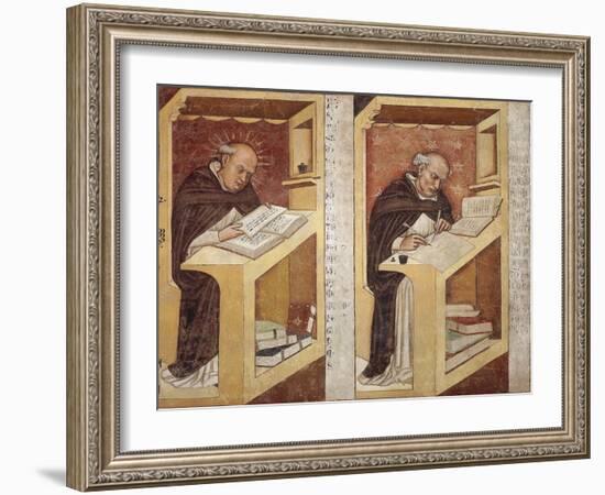 Forty Illustrious Members of the Dominican Order, 1352-Tommaso Da Modena Tommaso Da Modena-Framed Giclee Print