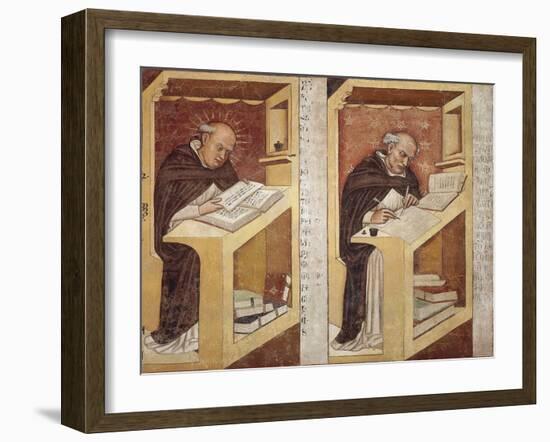 Forty Illustrious Members of the Dominican Order, 1352-Tommaso Da Modena Tommaso Da Modena-Framed Giclee Print