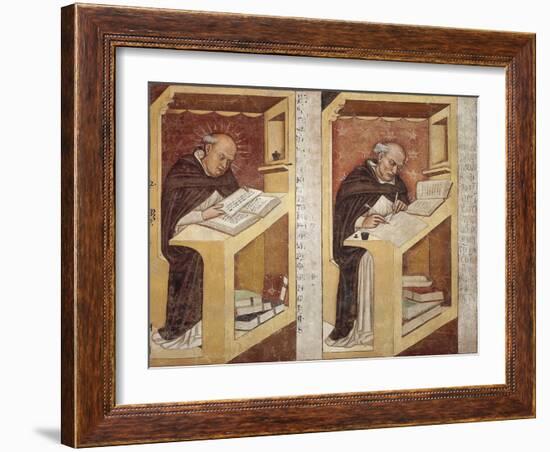 Forty Illustrious Members of the Dominican Order, 1352-Tommaso Da Modena Tommaso Da Modena-Framed Giclee Print