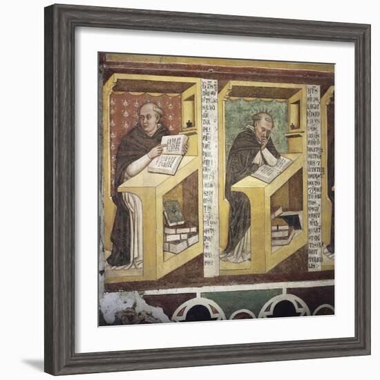 Forty Illustrious Members of the Dominican Order, 1352-Tommaso Da Modena Tommaso Da Modena-Framed Giclee Print