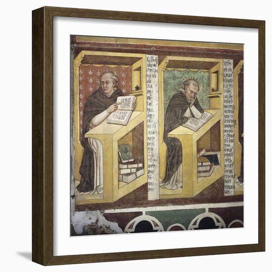 Forty Illustrious Members of the Dominican Order, 1352-Tommaso Da Modena Tommaso Da Modena-Framed Giclee Print