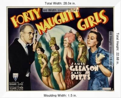 Forty Naughty Girls James Gleason Zasu Pitts 1937 Art Print Art Com