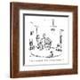 "Forty-one years of marriage.  That's a long,  long, long learning curve." - New Yorker Cartoon-George Booth-Framed Premium Giclee Print