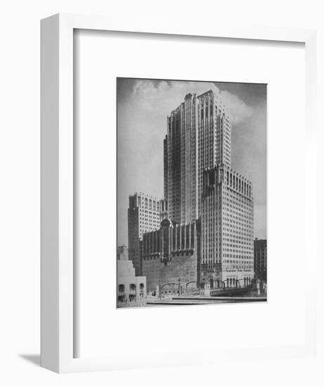 'Forty Storeys for a Home of Grand Opera and Many Other Things Besides', c1935-Unknown-Framed Photographic Print