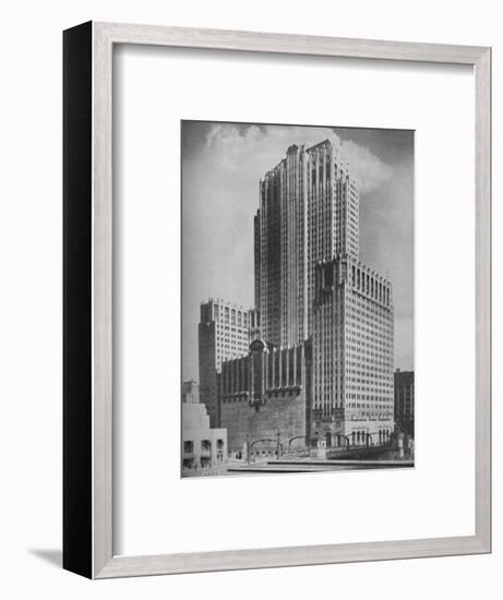 'Forty Storeys for a Home of Grand Opera and Many Other Things Besides', c1935-Unknown-Framed Photographic Print