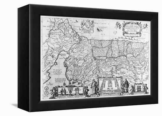 Forty Years Travels of the Children of Israel-null-Framed Premier Image Canvas