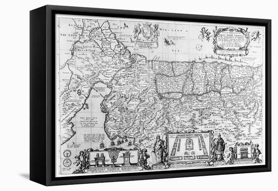 Forty Years Travels of the Children of Israel-null-Framed Premier Image Canvas