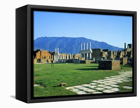 Forum, Pompeii, Bay of Naples, Italy-Demetrio Carrasco-Framed Premier Image Canvas