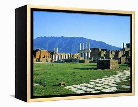 Forum, Pompeii, Bay of Naples, Italy-Demetrio Carrasco-Framed Premier Image Canvas