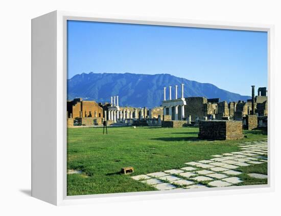 Forum, Pompeii, Bay of Naples, Italy-Demetrio Carrasco-Framed Premier Image Canvas