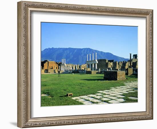 Forum, Pompeii, Bay of Naples, Italy-Demetrio Carrasco-Framed Photographic Print