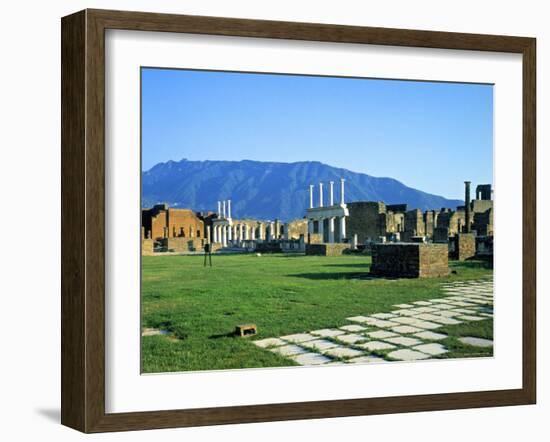 Forum, Pompeii, Bay of Naples, Italy-Demetrio Carrasco-Framed Photographic Print