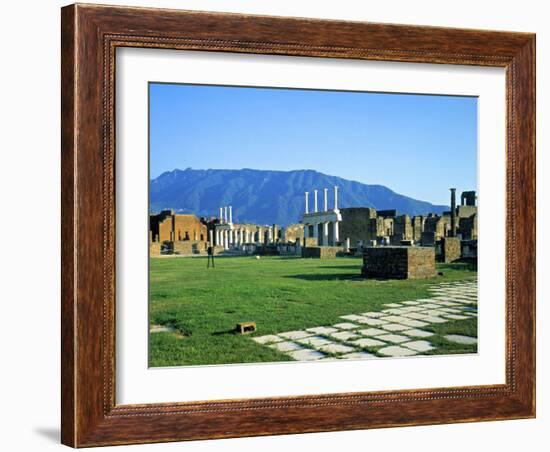 Forum, Pompeii, Bay of Naples, Italy-Demetrio Carrasco-Framed Photographic Print