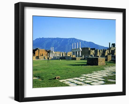 Forum, Pompeii, Bay of Naples, Italy-Demetrio Carrasco-Framed Photographic Print