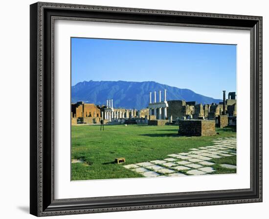 Forum, Pompeii, Bay of Naples, Italy-Demetrio Carrasco-Framed Photographic Print