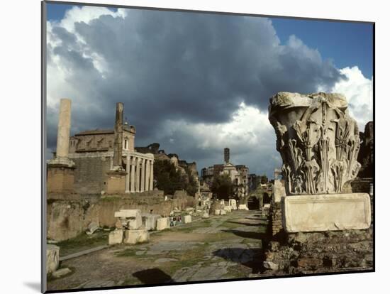 Forum, Rome, Italy-David Barnes-Mounted Photographic Print