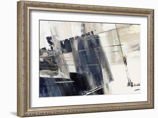 Forward Blue-null-Framed Art Print