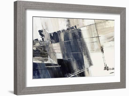 Forward Blue-null-Framed Art Print