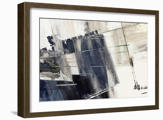 Forward Blue-null-Framed Art Print