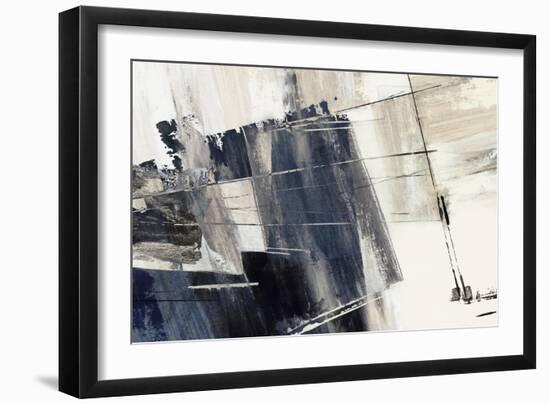 Forward Blue-null-Framed Art Print