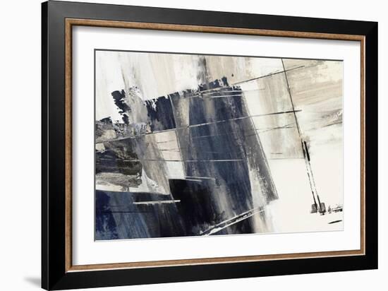 Forward Blue-null-Framed Art Print