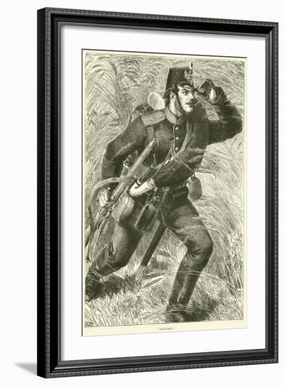 "Forward!", October 1870-null-Framed Giclee Print