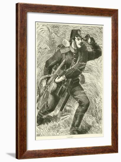 "Forward!", October 1870-null-Framed Giclee Print