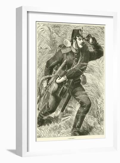 "Forward!", October 1870-null-Framed Giclee Print