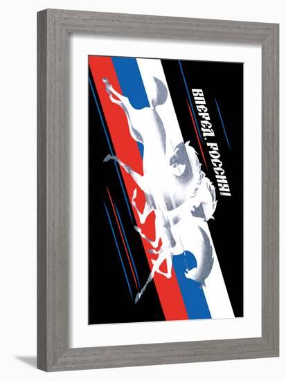 Forward, Russia!-Vladimir Sachkov-Framed Art Print