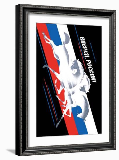 Forward, Russia!-Vladimir Sachkov-Framed Art Print