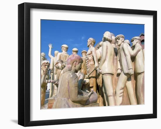 Forward Statue, Centenary Square, Birmingham, England, United Kingdom-Neale Clarke-Framed Photographic Print
