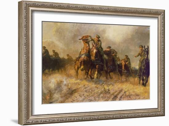 Forward the Guns!-Lucy Kemp-Welch-Framed Giclee Print