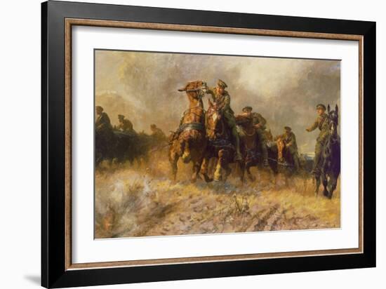 Forward the Guns!-Lucy Kemp-Welch-Framed Giclee Print