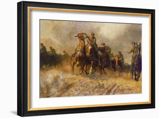 Forward the Guns!-Lucy Kemp-Welch-Framed Giclee Print