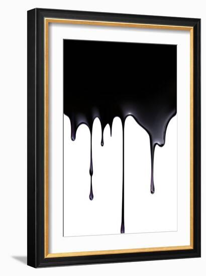 Fossil Fuel, Conceptual Image-SMETEK-Framed Photographic Print