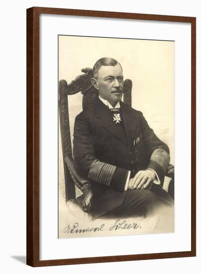 Foto Admiral Reinhard Scheer, Skagerrschlacht-null-Framed Giclee Print