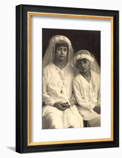 Foto Ak Klothilde Und Dafalda Von Thurn Und Taxis-null-Framed Photographic Print