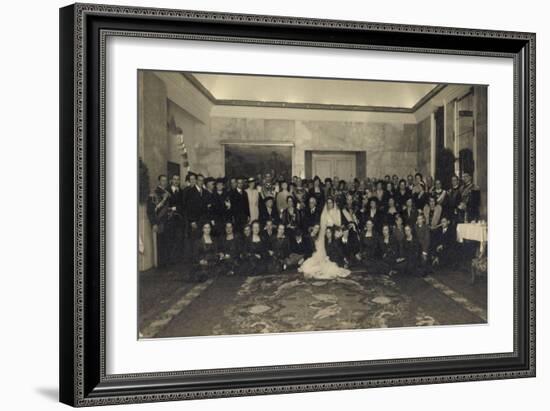 Foto Ak Prinz Eugenio Von Savoy, Lucia Von Kalabrien, Hochzeit-null-Framed Giclee Print