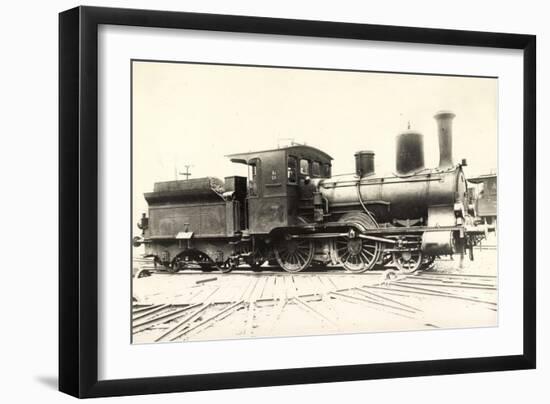 Foto Deutsche Personenlok Modell 34/81 Württemberg-null-Framed Giclee Print