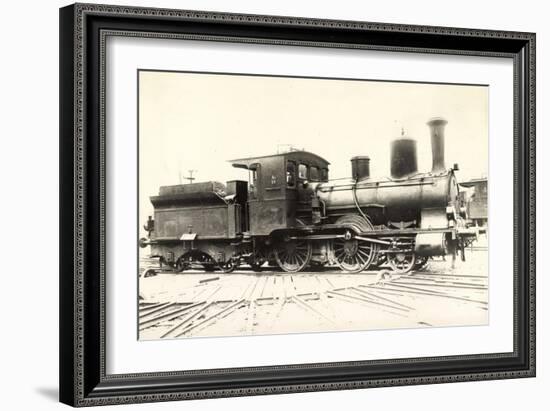 Foto Deutsche Personenlok Modell 34/81 Württemberg-null-Framed Giclee Print