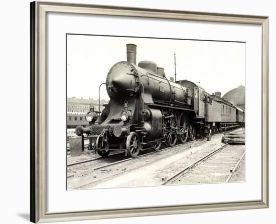 Foto Deutsche Schnelllok Modell 14/1 3007 Bayern-null-Framed Giclee Print