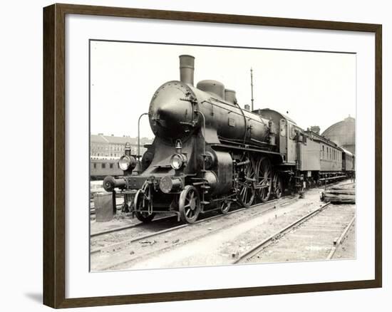 Foto Deutsche Schnelllok Modell 14/1 3007 Bayern-null-Framed Giclee Print