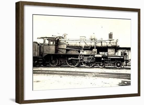 Foto Deutsche Schnelllok S7 716, Tender-null-Framed Giclee Print