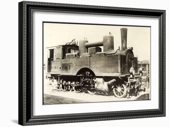 Foto Deutsche Zahnradlok Nr. 97 307 Württemberg-null-Framed Giclee Print