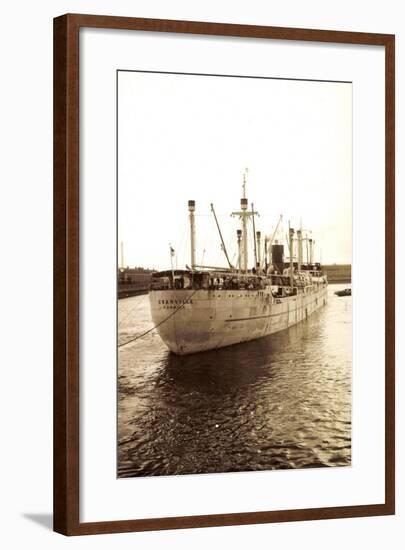 Foto Fred Olsen Line, Steamer Granville, Panama, 1930-null-Framed Giclee Print