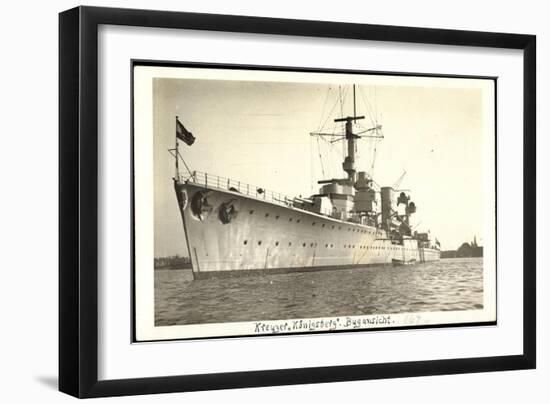 Foto Kriegsschiffe Deutschland, Kreuzer Königsberg-null-Framed Giclee Print