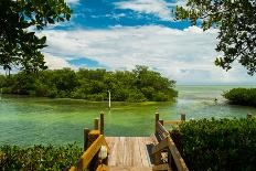 Beautiful Perdido Beach in Pensacola, Florida.-Fotoluminate LLC-Mounted Photographic Print