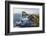 Foula Part of Shetland Islands. Cliffs in North at East Hoevdi with Natural Arch Gaada Stack-Martin Zwick-Framed Photographic Print